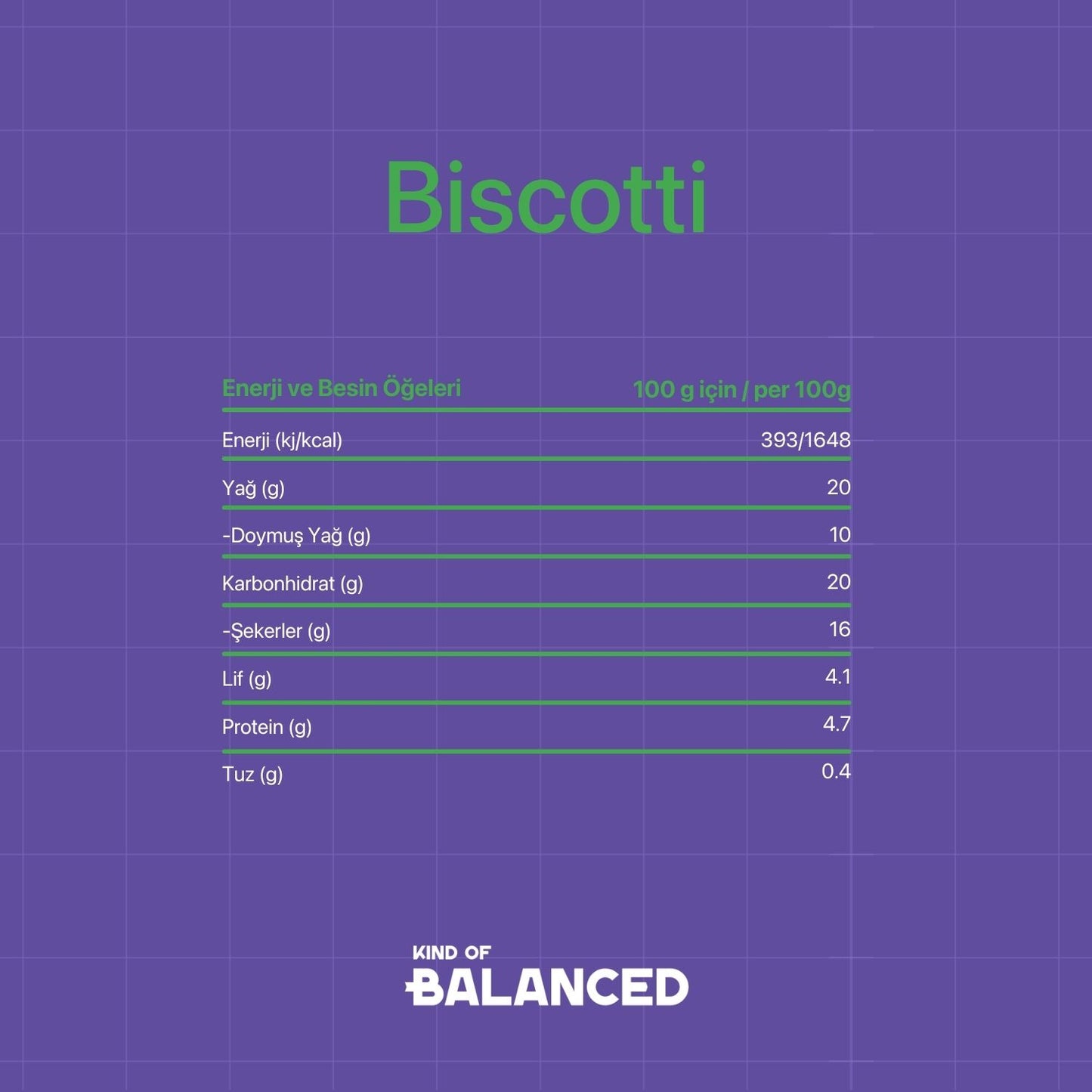 Glütensiz Biscotti 50 Gr