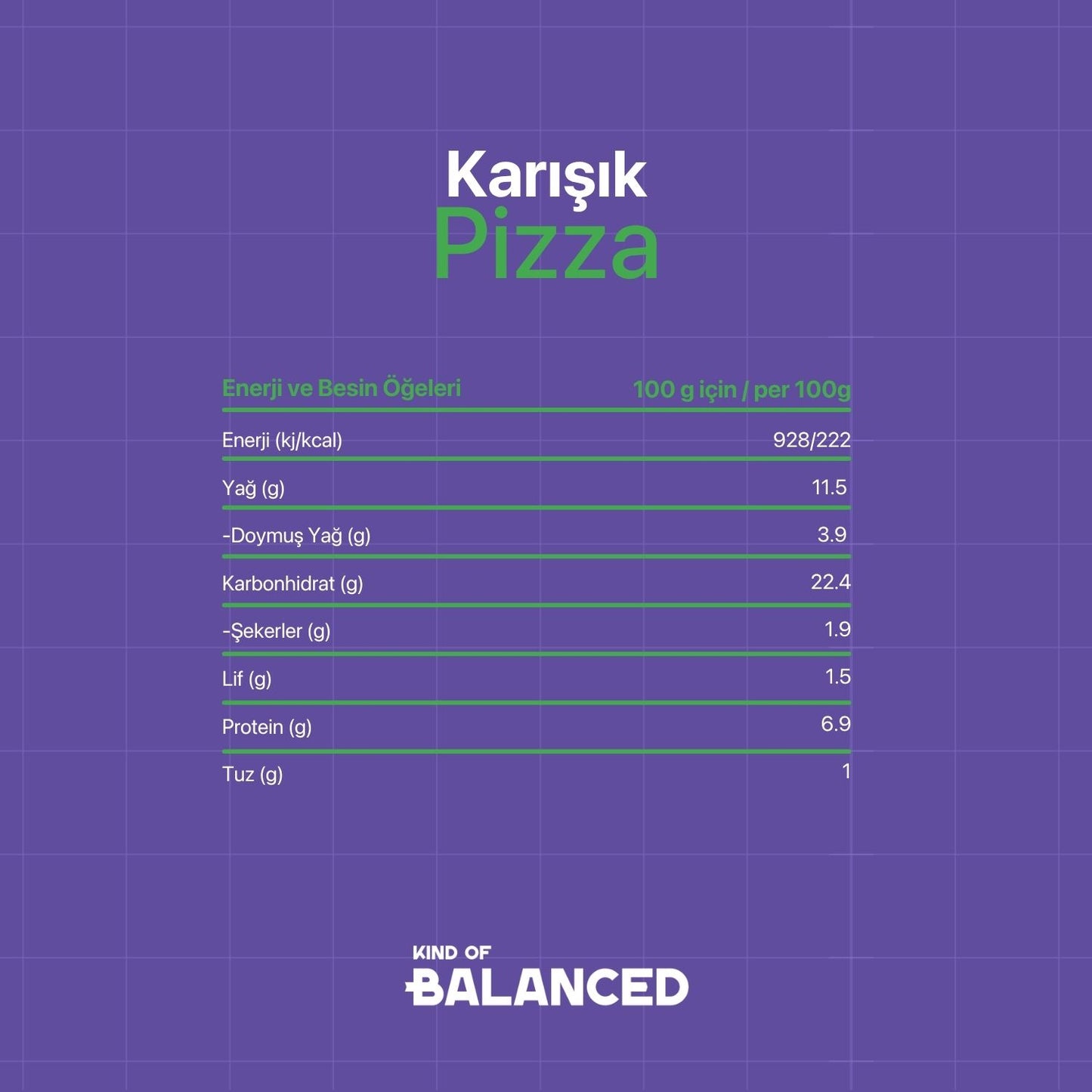 Glütensiz Karışık Pizza 370 Gr