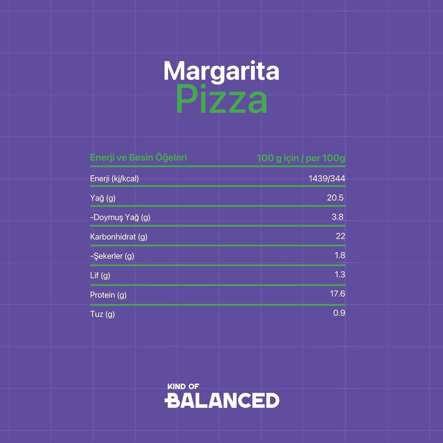 Glütensiz Margarita Pizza 370 Gr