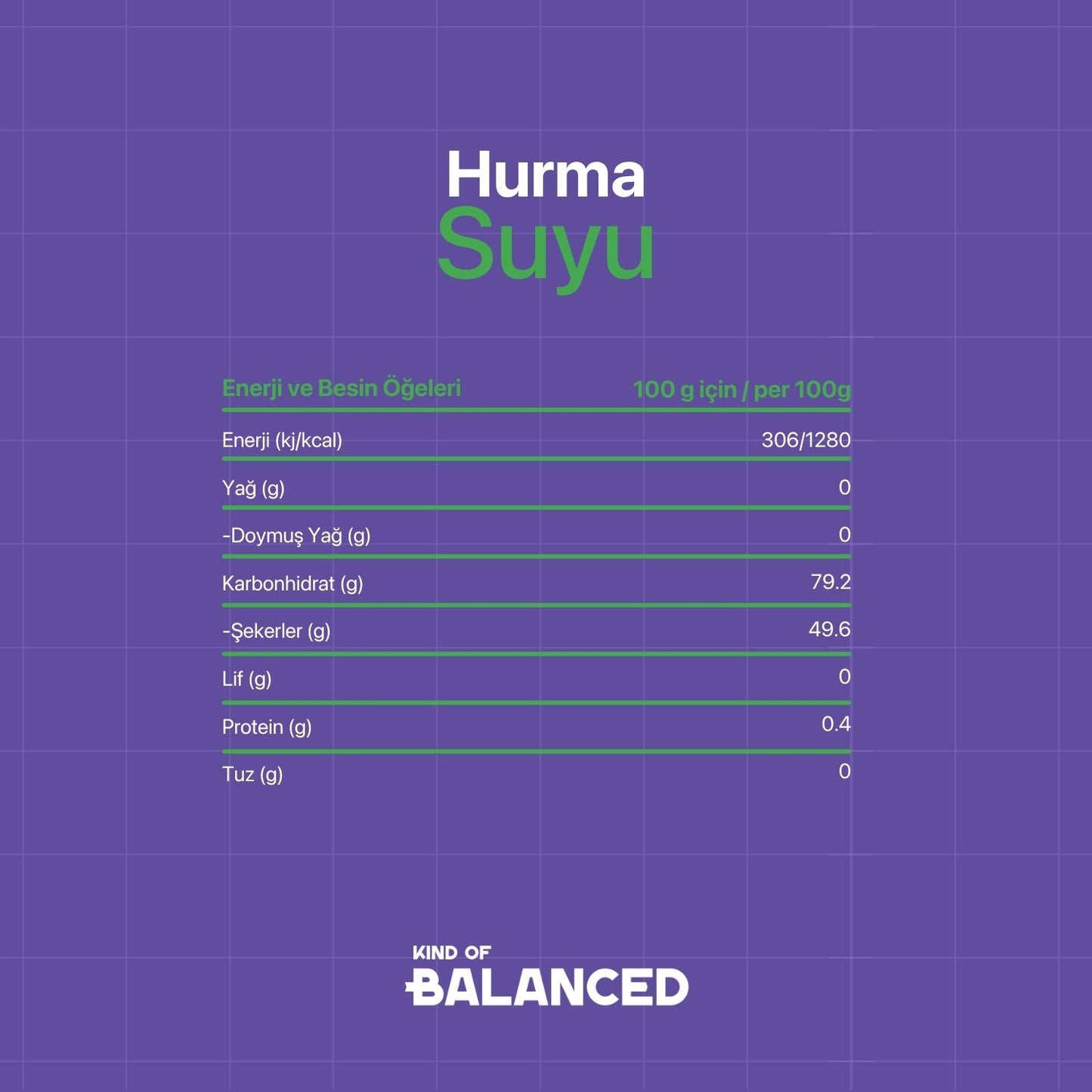 Hurma Suyu 350 Gr