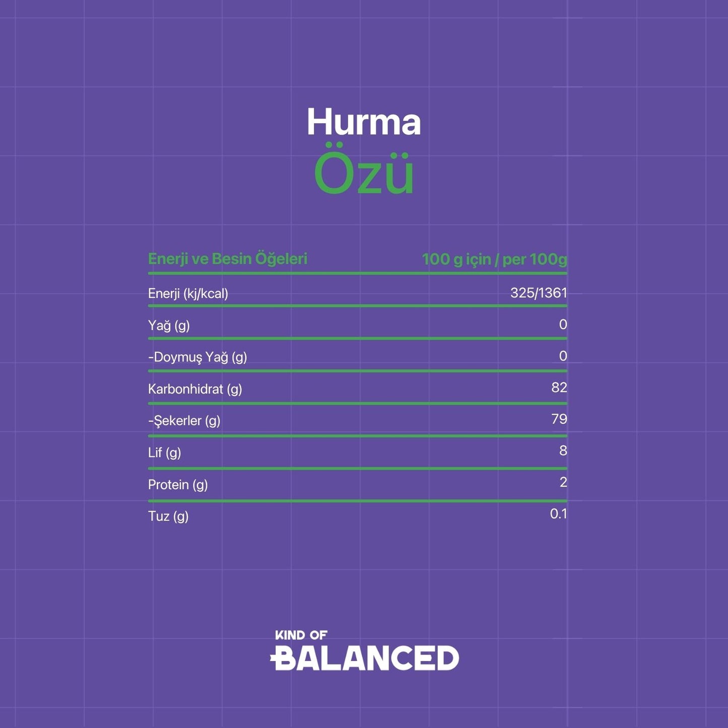 Hurma Özü 400 Gr