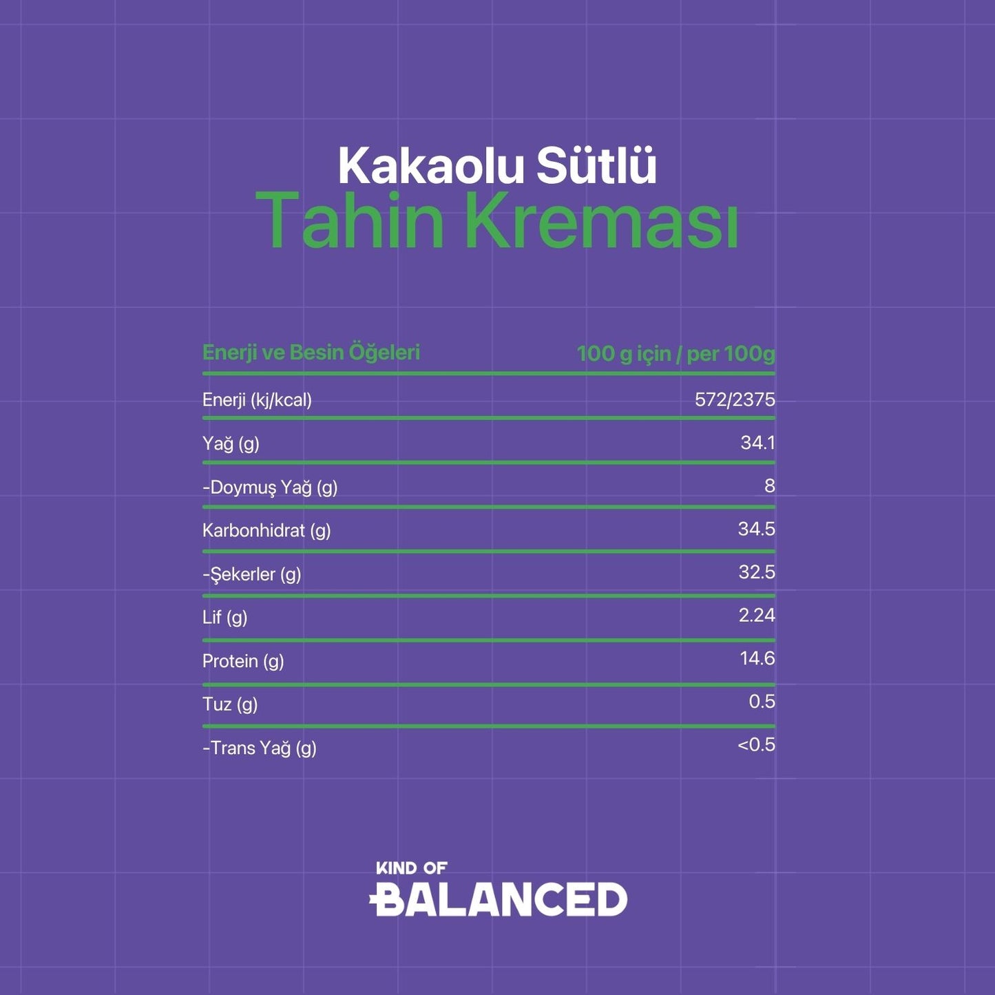 Kakaolu Sütlü Tahin Kreması 200 Gr