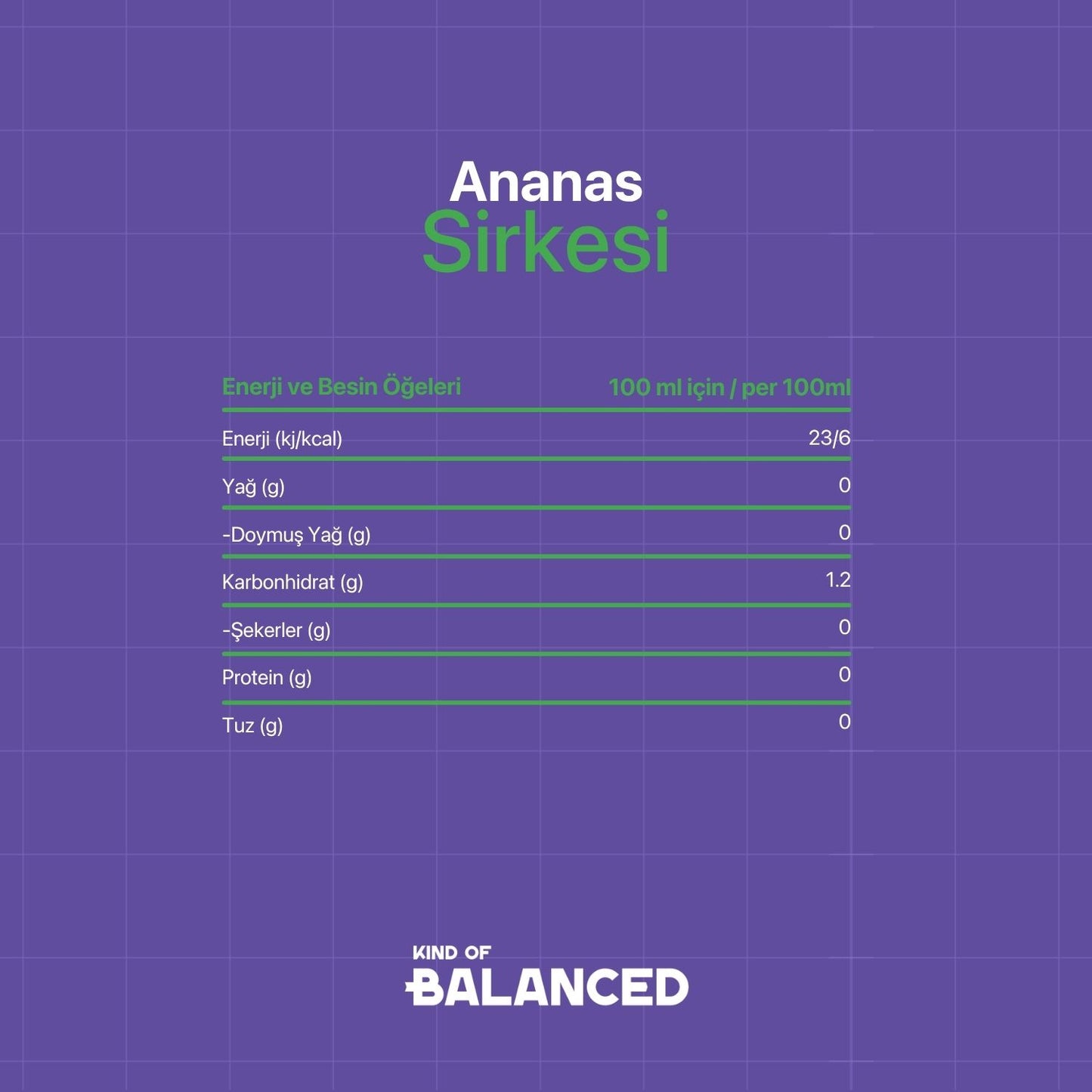 Ananas Sirkesi 500 ml