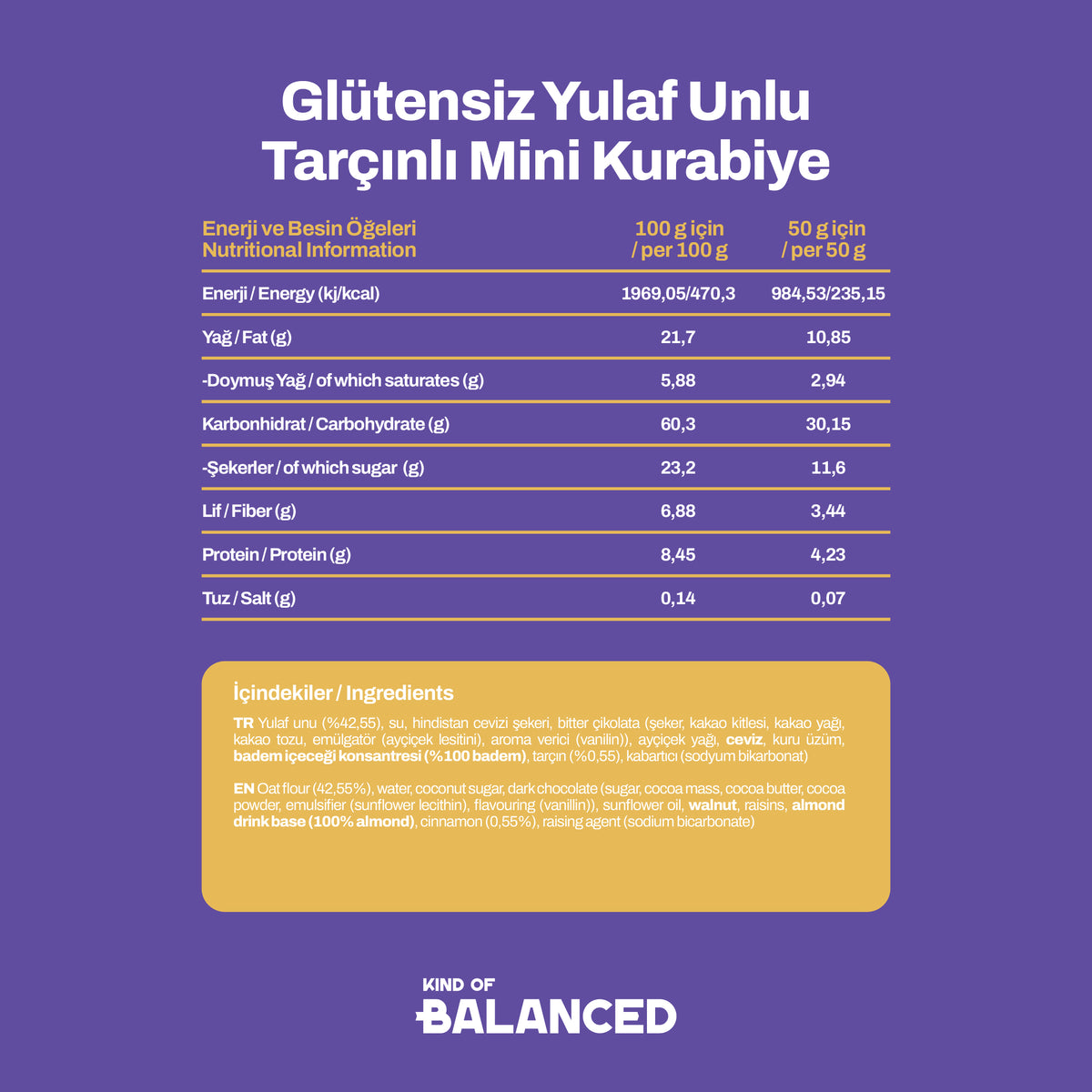 Glütensiz Tatlı Mini Kurabiye Poppini Tadım Seti x 6 Adet
