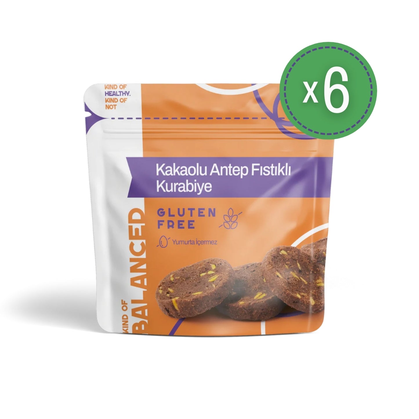 Glütensiz Kakaolu Antep Fıstıklı Kurabiye 50 Gr