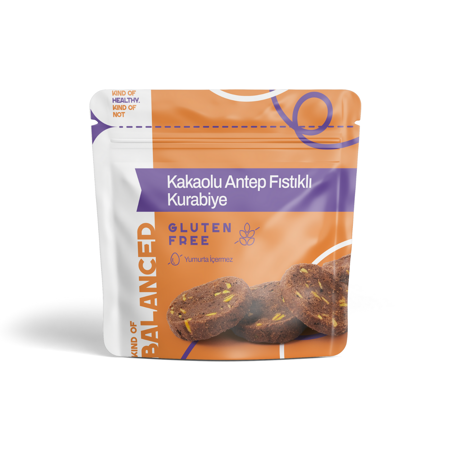 Glütensiz Kakaolu Antep Fıstıklı Kurabiye 50 Gr