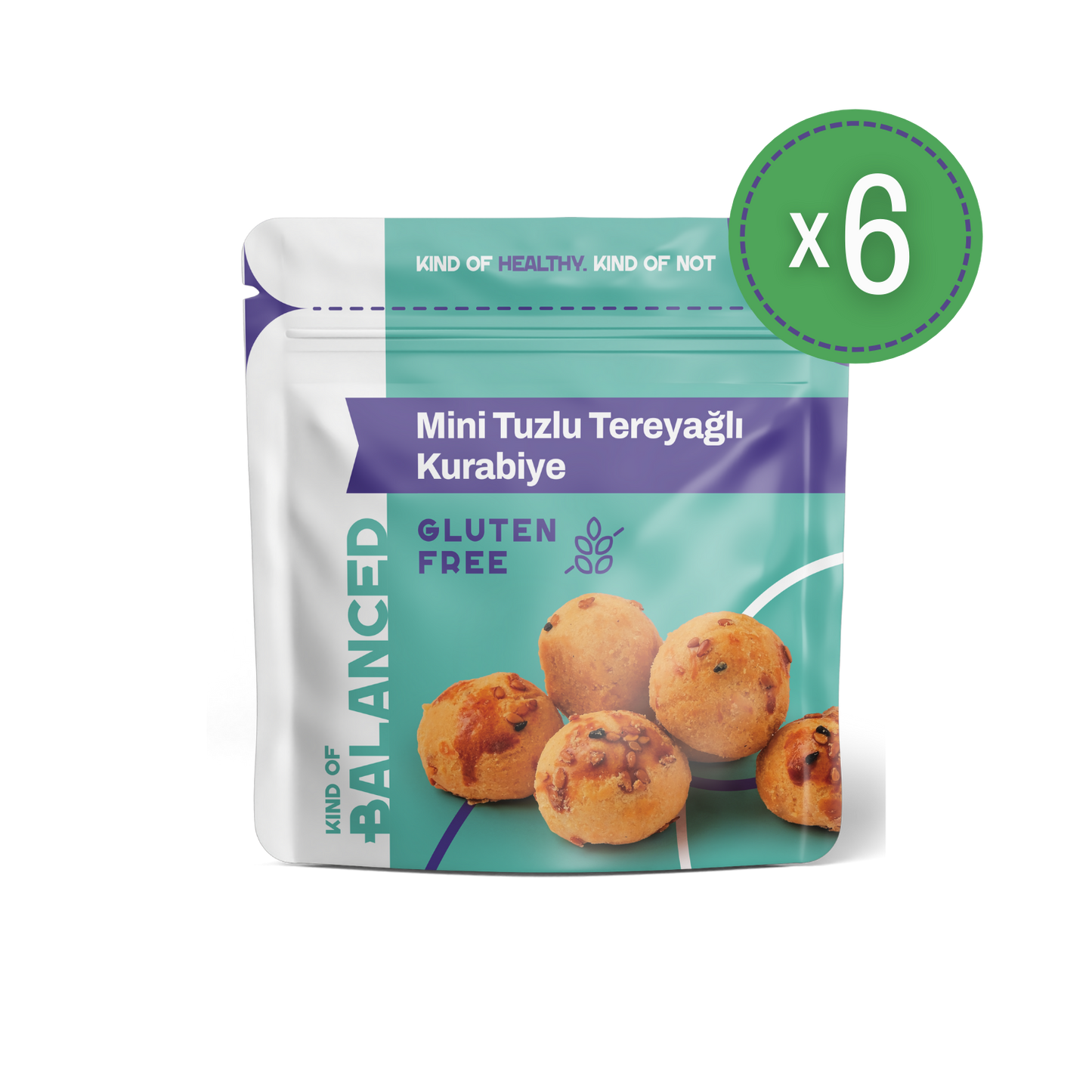 Glütensiz Mini Tuzlu Tereyağlı Kurabiye 50 Gr