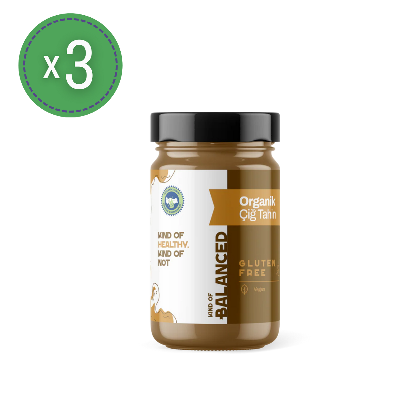 Organik Çiğ Tahin 500 Gr (Organik Sertifikalı)