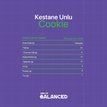 Glütensiz Kestane Unlu Cookie 60 Gr