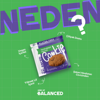 Glütensiz Karabuğdaylı Havuçlu Cookie 60 Gr