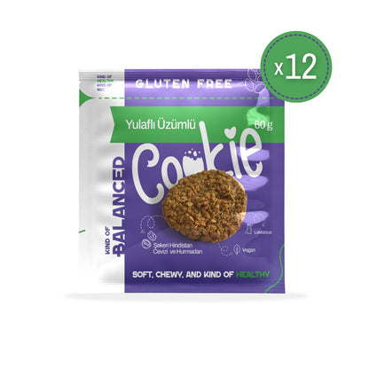 Glütensiz Yulaflı Üzümlü Cookie 60 gr