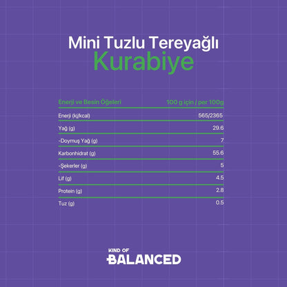 Glütensiz Mini Tuzlu Tereyağlı Kurabiye 50 Gr