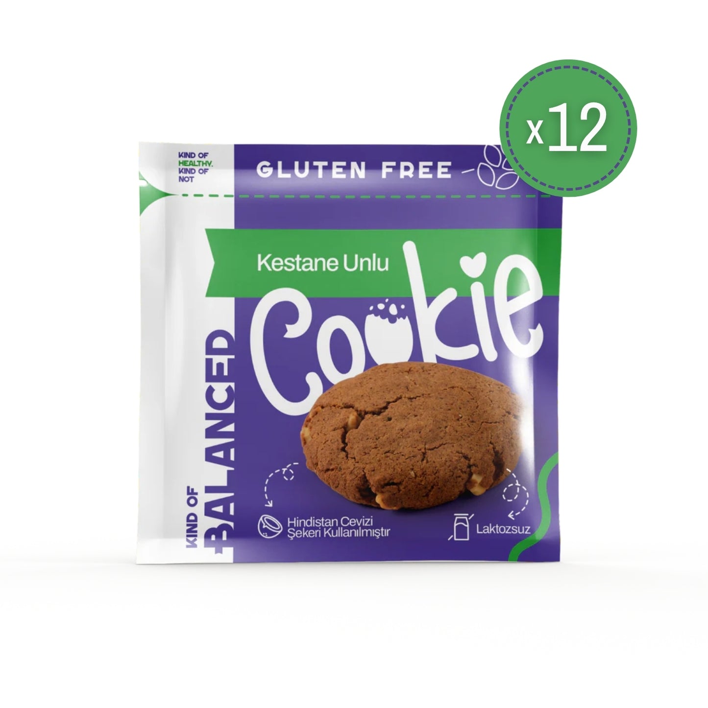 Glütensiz Kestane Unlu Cookie 60 Gr