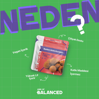 Glütensiz Badem Sütlü Kurabiye 50 Gr