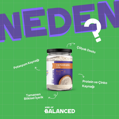 Glütensiz Çiğ Karabuğday Unu 350 Gr