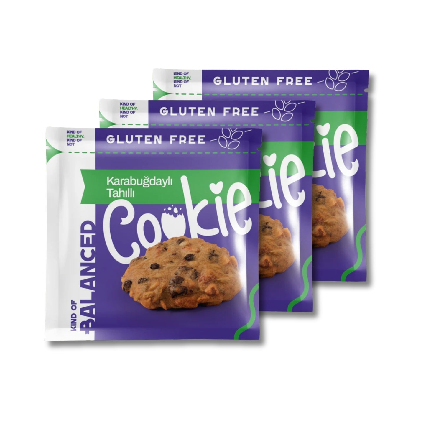 Glütensiz Karabuğdaylı Tahıllı Cookie 60 Gr