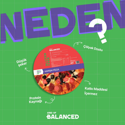 Glütensiz Karışık Pizza 370 Gr