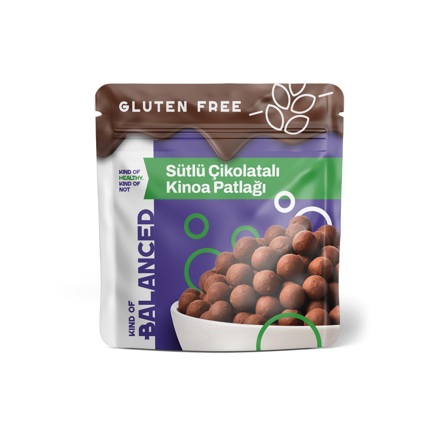 Sütlü Çikolata Kaplı Kinoa Patlağı 50 Gr