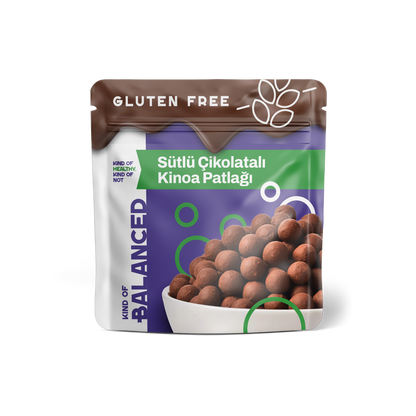 Sütlü Çikolata Kaplı Kinoa Patlağı 50 Gr