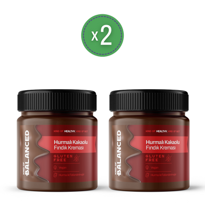 Hurmalı Kakaolu Fındık Kreması (Şekersiz, Katkısız) 200 Gr