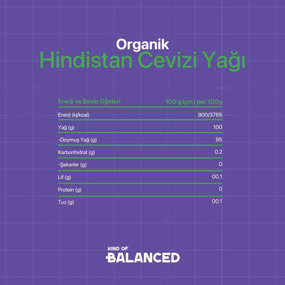 Organik Hindistan Cevizi Yağı 300 ml (Organik Sertifikalı)