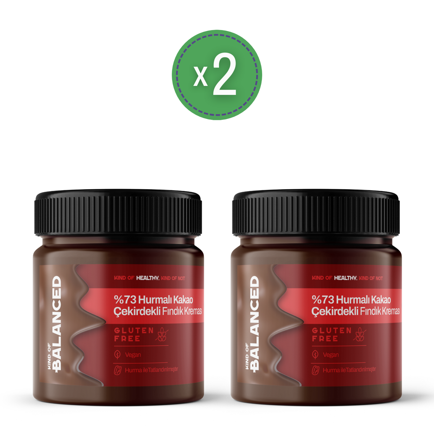 Hurmalı Kakao Çekirdekli Fındık Kreması %73 Fındık (Şekersiz, Katkısız) 200 Gr