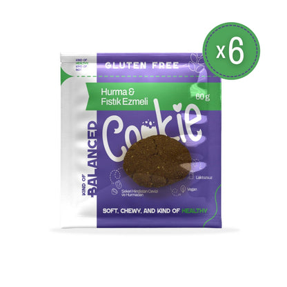 Glütensiz Hurma & Fıstık Ezmeli Cookie 60 Gr