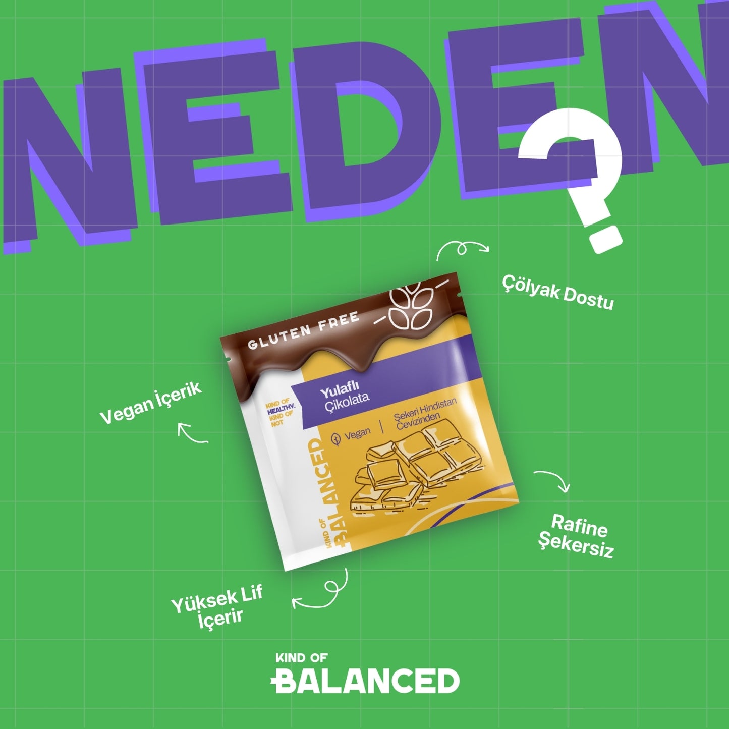 Yulaf Sütlü Organik Hindistan Cevizi Şekerli Çikolata 40 Gr