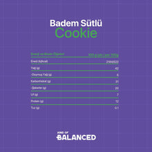 Glütensiz Badem Sütlü Cookie 60 Gr