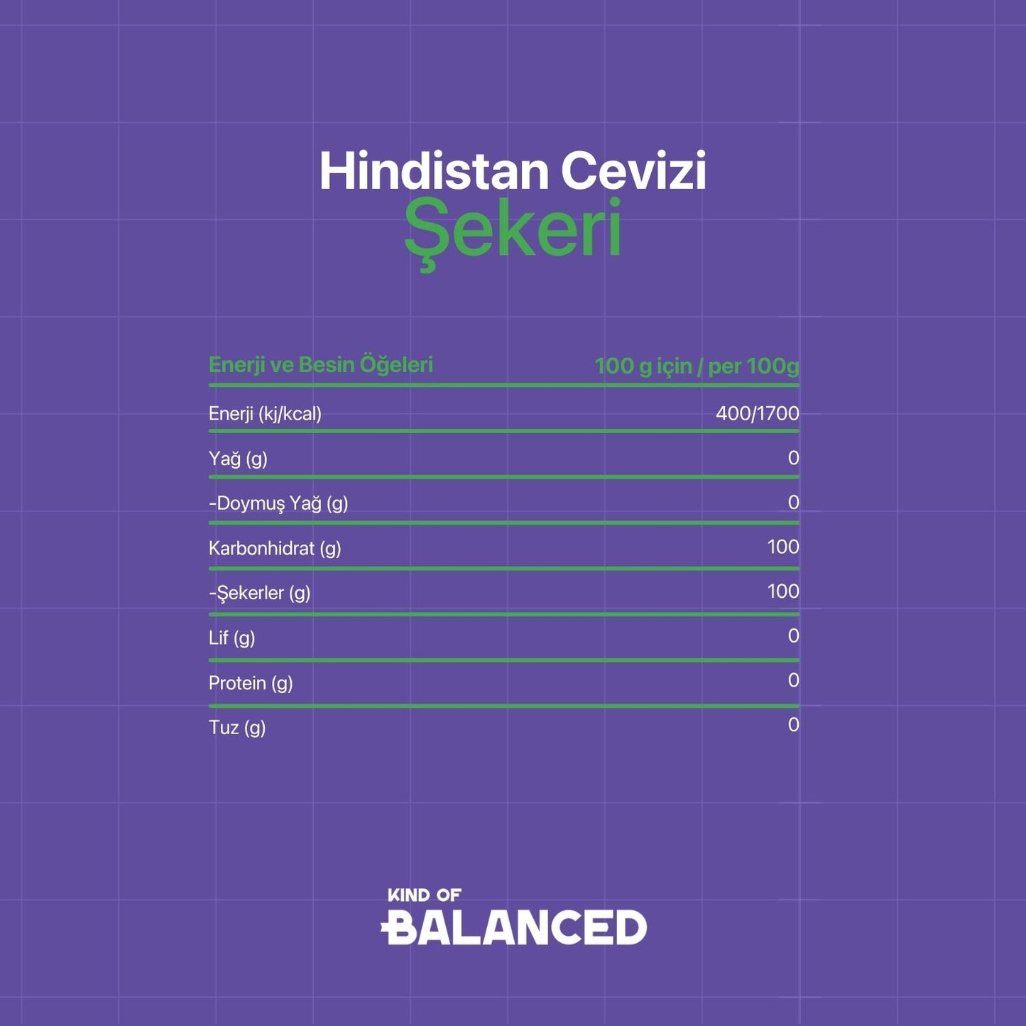 Hindistan Cevizi Şekeri 190 Gr