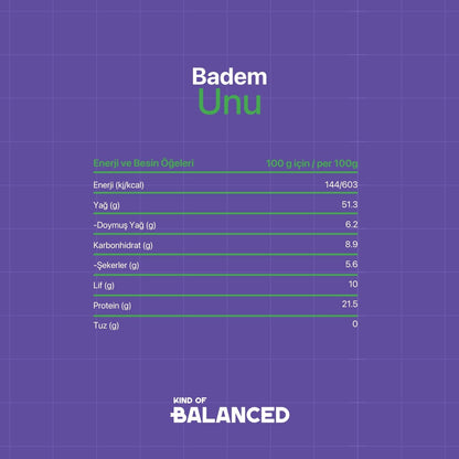 Glütensiz Badem Unu 250 Gr