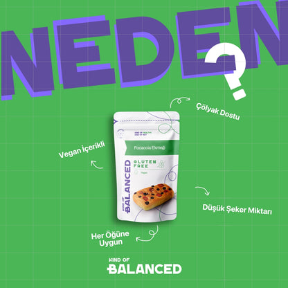 Glütensiz Focaccia Ekmeği 230 Gr