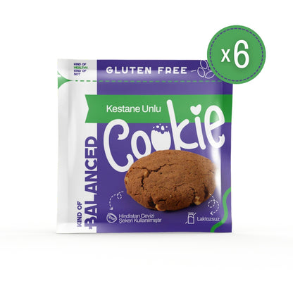 Glütensiz Kestane Unlu Cookie 60 Gr