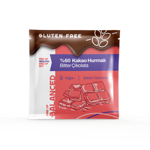 %60 Kakao Hurmalı Glütensiz Bitter Çikolata 40 Gr