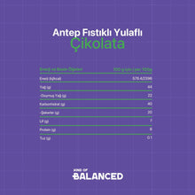 Glütensiz Antep Fıstıklı Yulaflı Çikolata 40 Gr