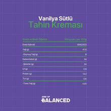 Vanilyalı Sütlü Tahin Kreması 200 Gr