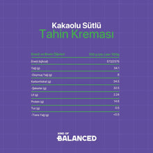 Kakaolu Sütlü Tahin Kreması 200 Gr