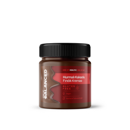 Hurmalı Kakaolu Fındık Kreması (Şekersiz, Katkısız) 200 Gr