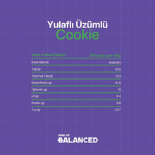 Glütensiz Yulaflı Üzümlü Cookie 60 gr