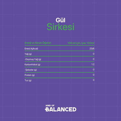 Gül Sirkesi 500 ml