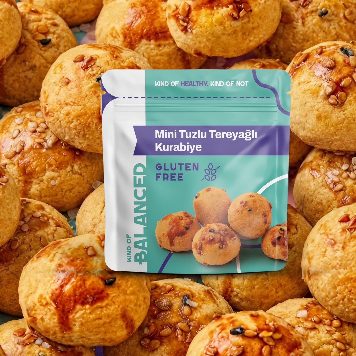 Glütensiz Mini Tuzlu Tereyağlı Kurabiye 50 Gr