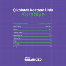 Glütensiz Çikolatalı Kestane Unlu Kurabiye 50 Gr