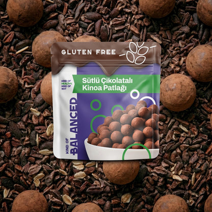 Sütlü Çikolata Kaplı Kinoa Patlağı 50 Gr