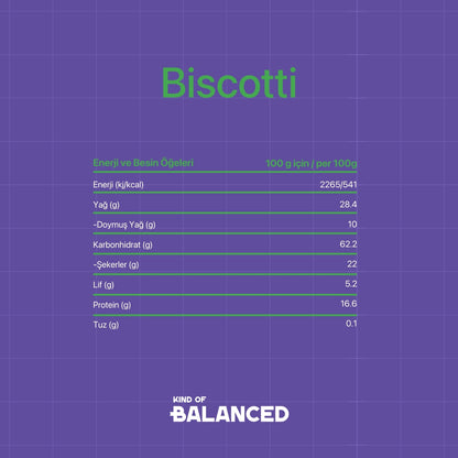 Glütensiz Biscotti 50 Gr