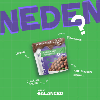 Sütlü Çikolata Kaplı Kinoa Patlağı 50 Gr