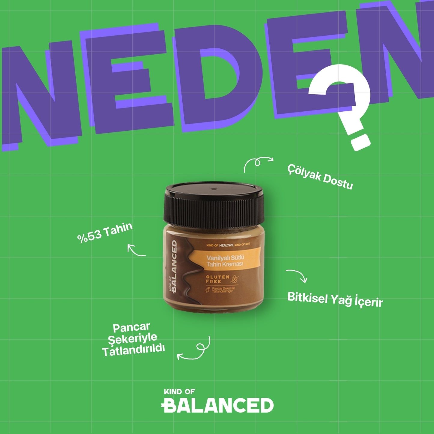 Vanilyalı Sütlü Tahin Kreması 200 Gr