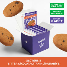 Glütensiz Bitter Çikolatalı Tahinli Proteinli Cookie 50 Gr