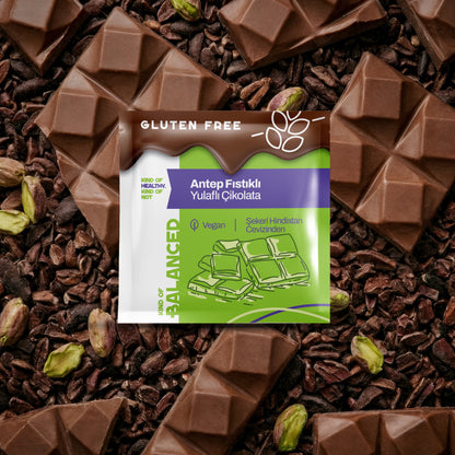 Antep Fıstıklı Yulaflı Çikolata 40 Gr