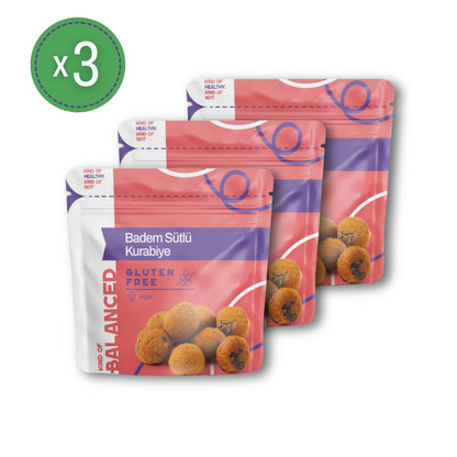 Glütensiz Badem Sütlü Kurabiye 50 Gr