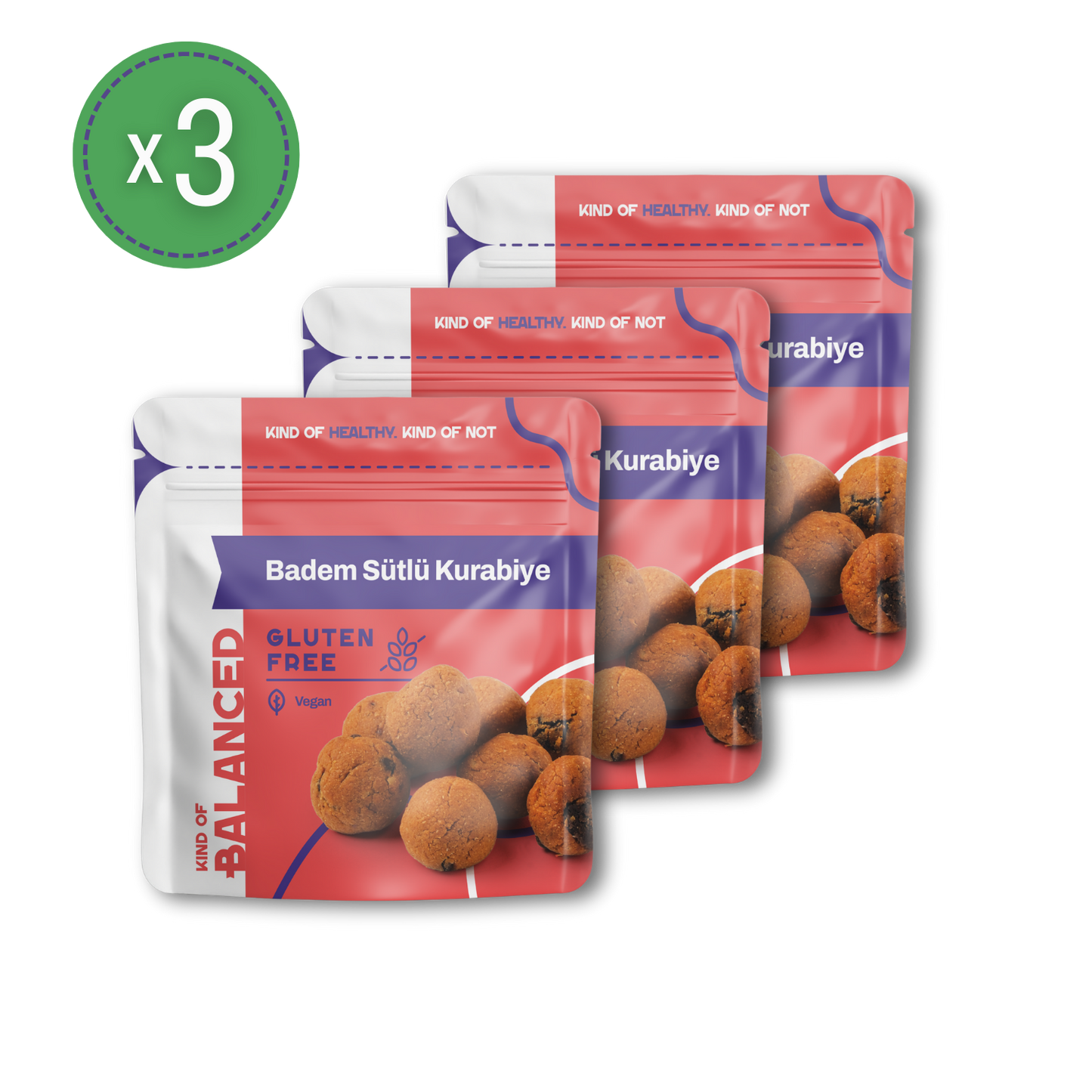 Glütensiz Badem Sütlü Kurabiye 50 Gr